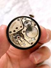 Thumbnail von Omega Rare 38mm Oversize Jumbo Black Gilt Dial Unrestored 2316 Vintage Extract 2316 </h1>