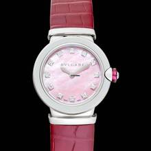 Thumbnail von Bulgari Lucea 102608 - LVCEA Quartz Pink Dial Stainless Steel Ladies Watch </h1>