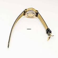 Thumbnail von Longines Présence L43212112 - Présence Automatic White Dial Black Leather Strap Ladies Watch </h1>