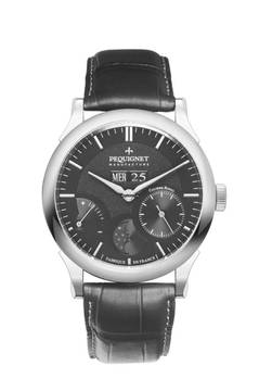  Pequignet Paris Royale Day-Date Moonphase Black or Blue 