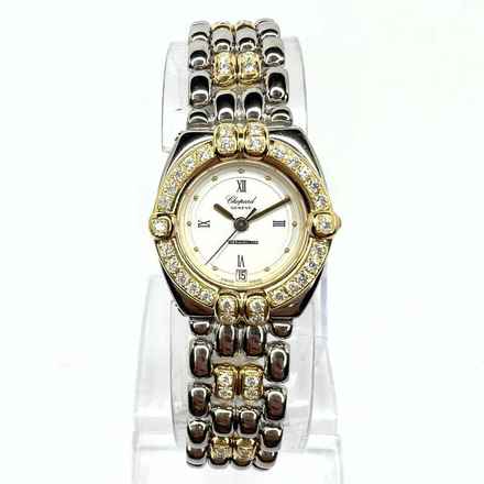  Chopard Gstaad 24mm 18K Gold & Steel 1.52TCW DIAMOND Watch </h1> 