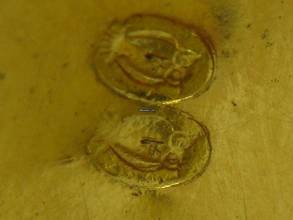 Thumbnail von 18kt 750 Gold Open Face Taschenuhr Viertel-repetition </h1>