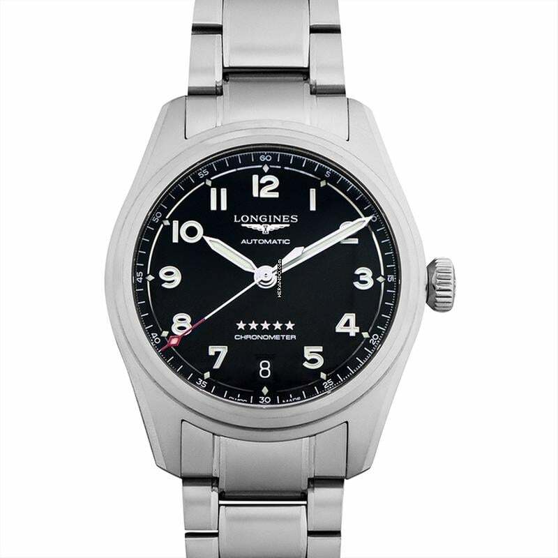 Longines Spirit L34104536 - Longines Spirit Automatic Black Dial Stainless Steel Men's Watch </h1>