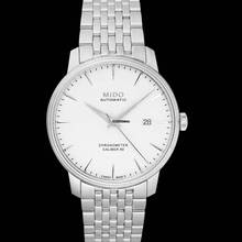 Thumbnail von Mido Baroncelli M027.408.11.031.00 - Baroncelli Chronometer Silicon Automatic Silver Dial Men's Watch </h1>