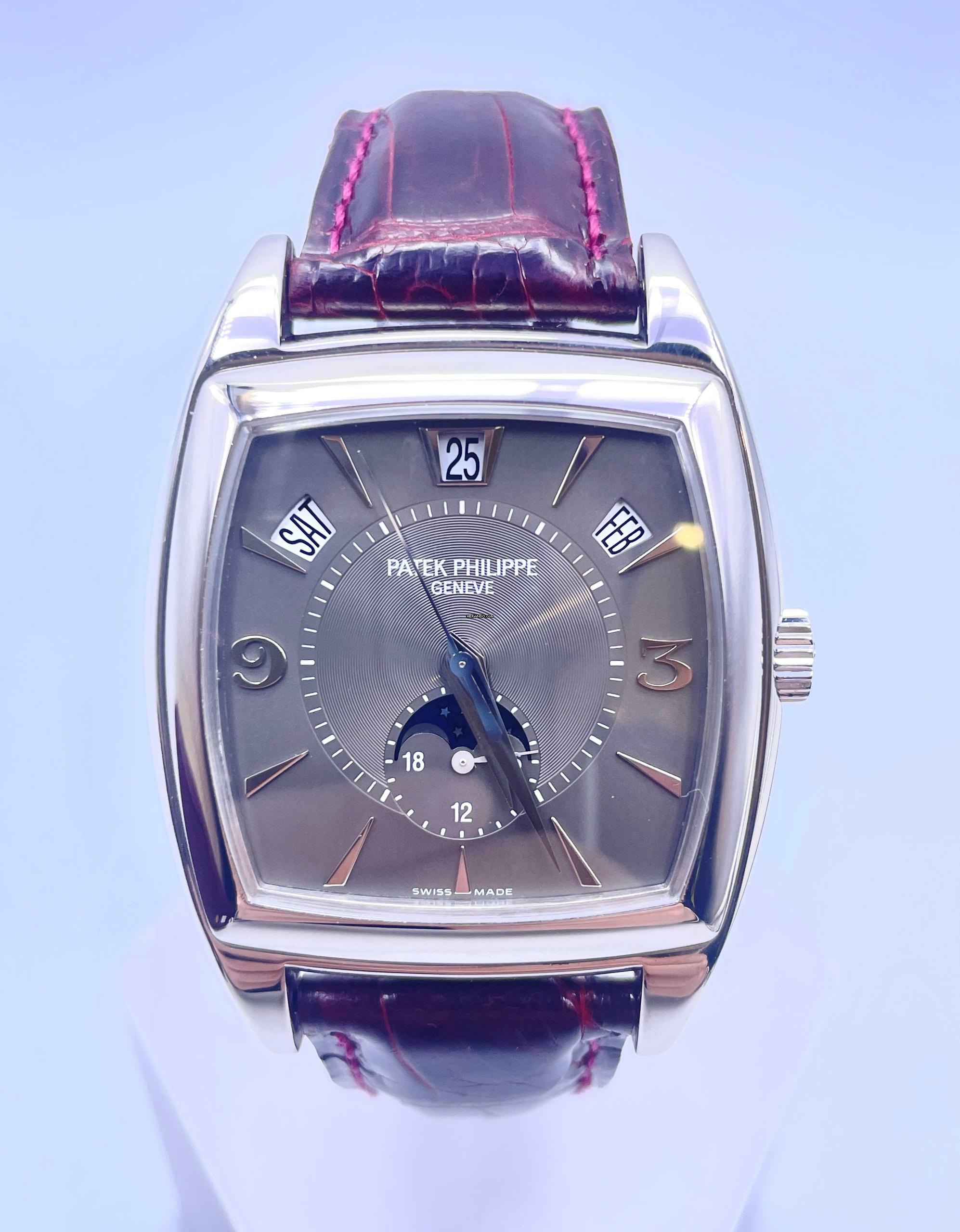 Patek Philippe Gondolo Calendario WHITEGOLD 18Kt. MINT CONDITION FULL SET WITH BOX&PAPERS SERVICED </h1>