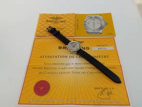 Thumbnail von Breitling Galactic 32 Cockpit Lady / Galactic 32 mit Diamantzifferblatt und allen original Papieren </h1>