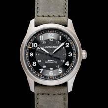 Thumbnail von Hamilton Khaki Field Titanium H70205830 - Khaki Field Automatic Black Dial Titanium Men's Watch </h1>