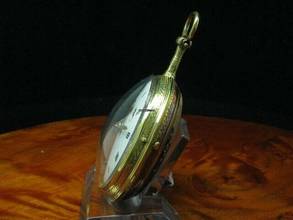 Thumbnail von Leton Messing Open Face Spindeltaschenuhr Mit Schnecke & Kette </h1>