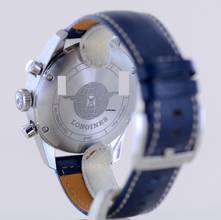 Thumbnail von Longines Spirit Chronograph Automatic 42mm Leder + Stahlband blue dial B+P Top 2022