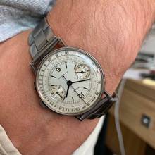 Thumbnail von Rolex Chronograph 3484 Antimagnetic silver dial 1937’s </h1>