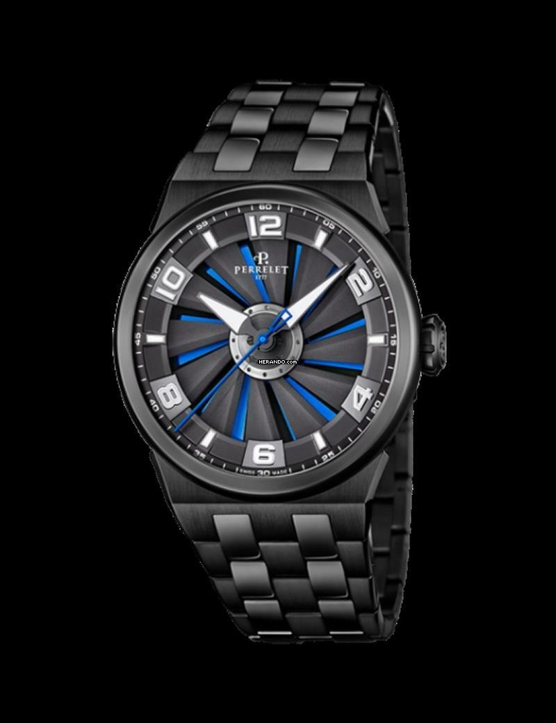 Perrelet Turbine Evo Blue optional in Red Stahlband