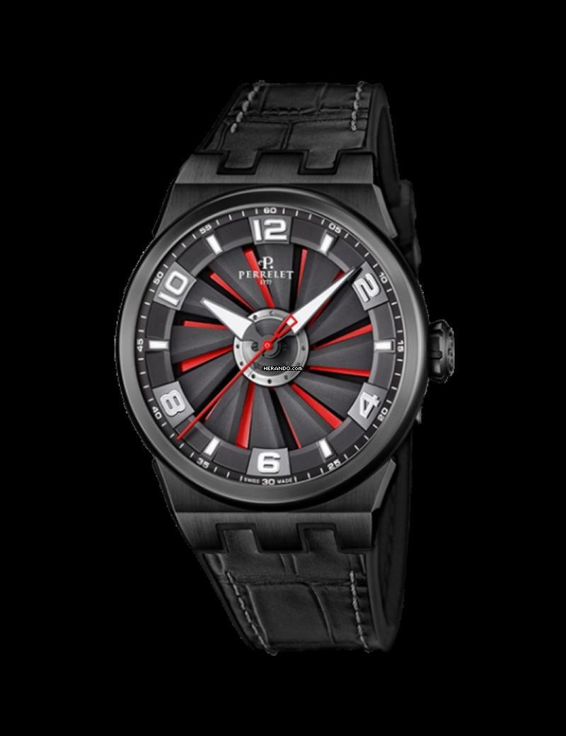 Perrelet Turbine Evo Red optional in Blue Lederband