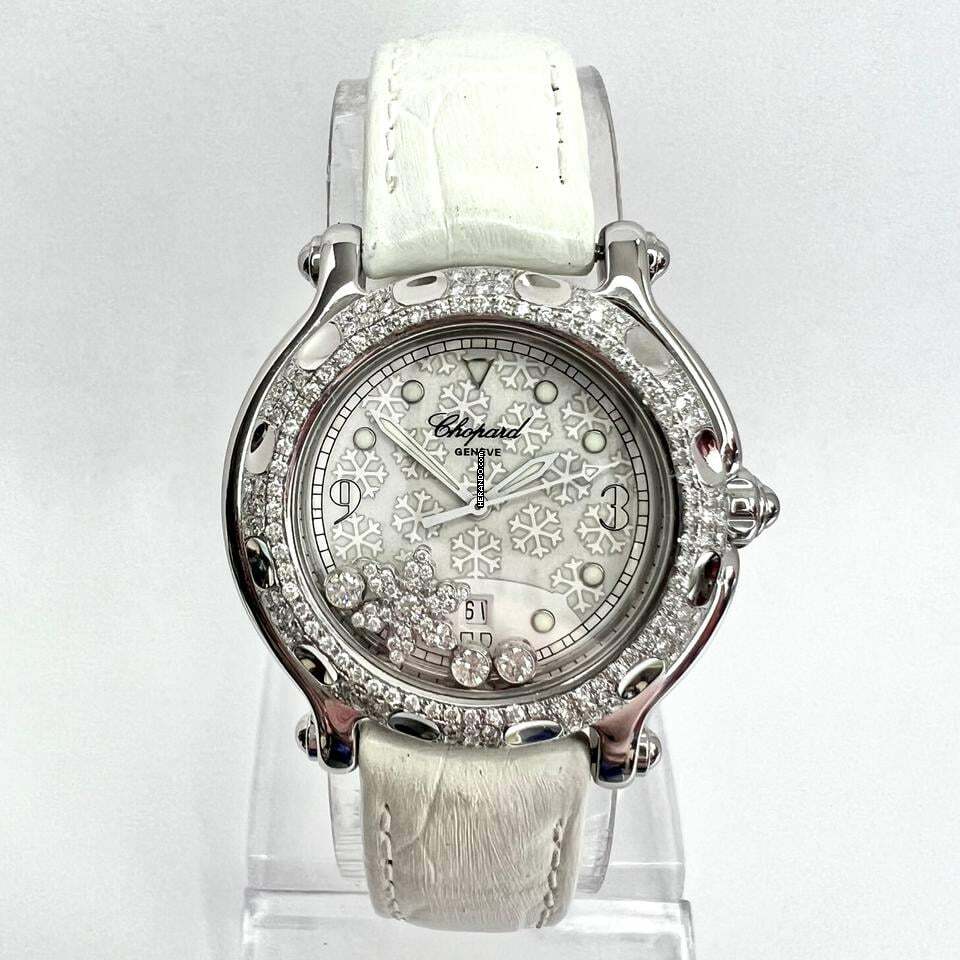 Chopard Happy Sport 32mm Quartz Steel 0.94TCW Diamond Watch </h1>