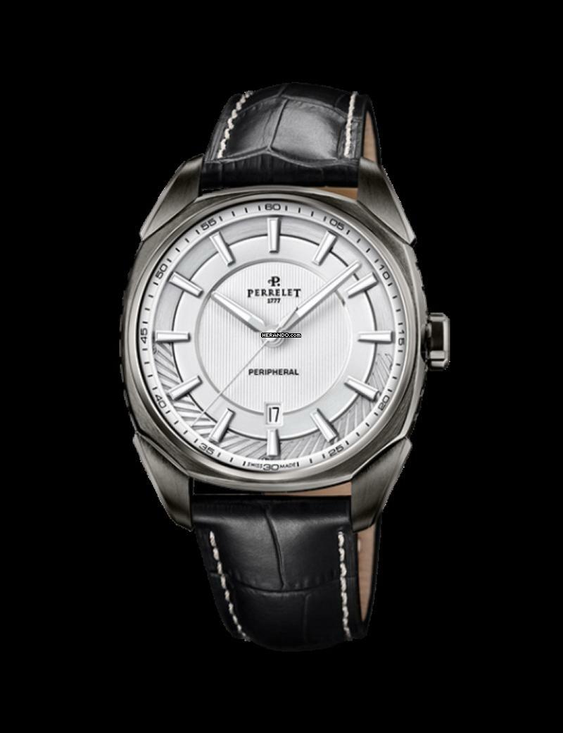 Perrelet Lab Peripheral Date PVD Black