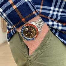 Thumbnail von Rolex GMT-Master 6542 OCC brown gilt glossy to radium dial bakelite bezel 1957’s