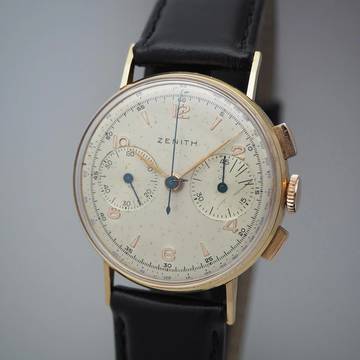  Zenith Chronograph Vintage Cal.136 Roségold 18k/750 very rare </h1> 