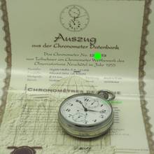 Thumbnail von Ulysse Nardin Taschenuhr Beobachtungschronometer Rattrapante um 1955 </h1>