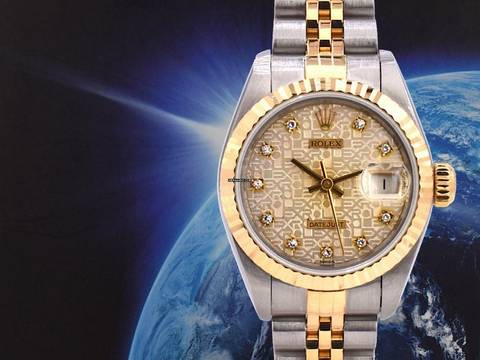  Rolex Lady-Datejust 69173 Jubilee Diamonds Dial - Full Set 26mm  