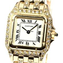 Thumbnail von Cartier Panthère 23mm Quartz 18K Yellow Gold 1.5TCW Diamond Watch </h1>