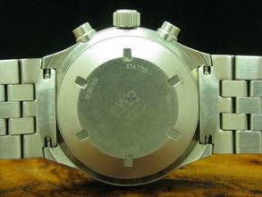 Thumbnail von BWC-Swiss Aviator Edelstahl Automatic Herrenuhr / Kaliber Eta 7750 / Ref 20012 </h1>