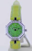 Thumbnail von Gérald Genta Success green Diamond MOP Dial Luxusuhr super rar </h1>