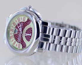 Thumbnail von Gérald Genta Arena Bi-Retro Sport Jumping Hour Retrograde Minute Date Automatic super rar </h1>