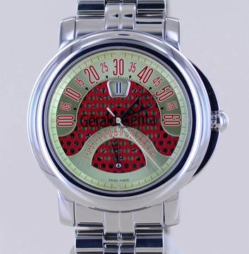  Gérald Genta Arena Bi-Retro Sport Jumping Hour Retrograde Minute Date Automatic super rar </h1> 