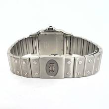 Thumbnail von Cartier Santos Galbée 29mm Quartz Steel 0.85TCW Diamond Watch </h1>