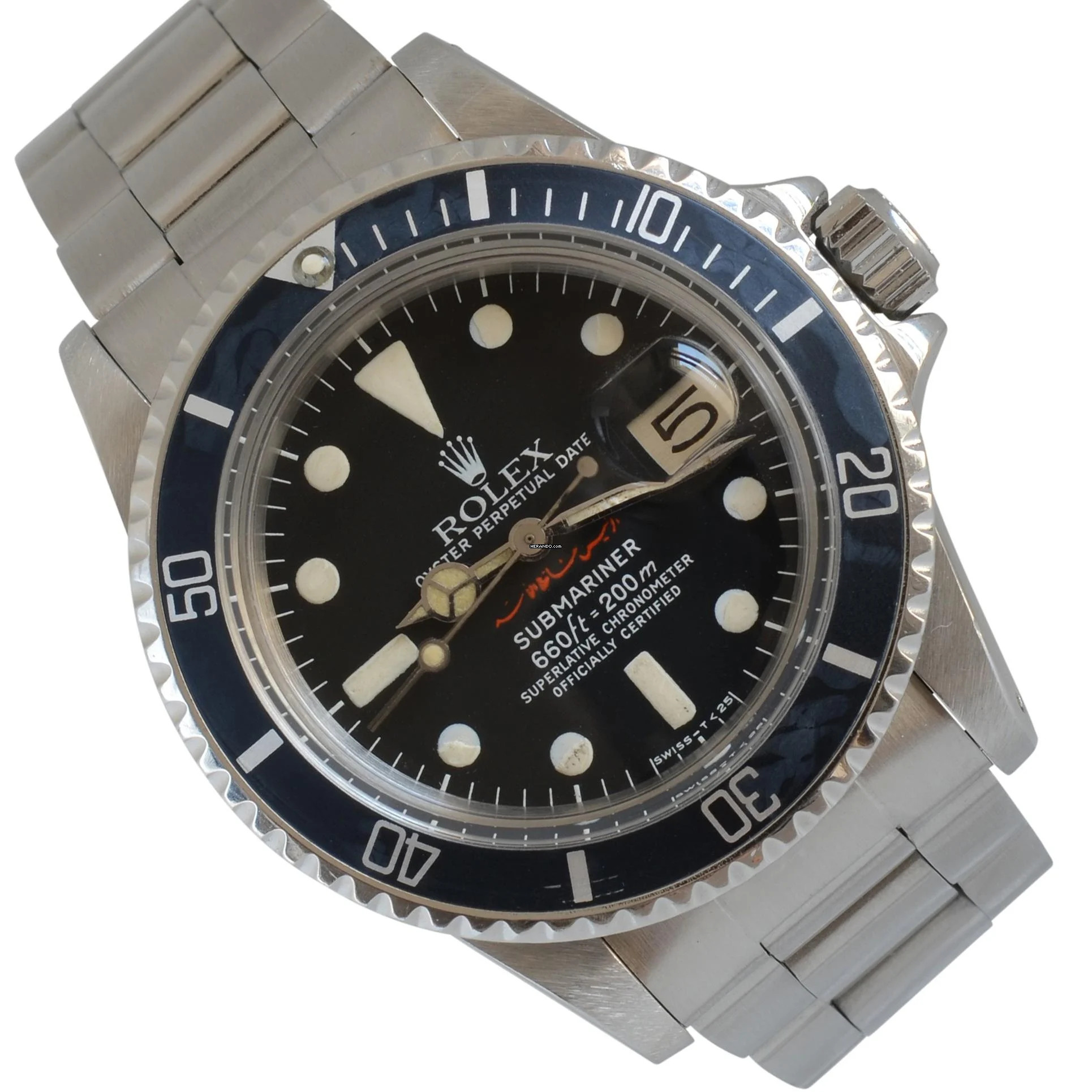 Rolex Submariner Date 1680 Date by Syrian President Hafez al-Assad 1978's </h1>