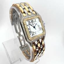 Thumbnail von Cartier Panthère Quartz 27mm 3 Row Gold 1.25TCW DIAMOND Watch </h1>