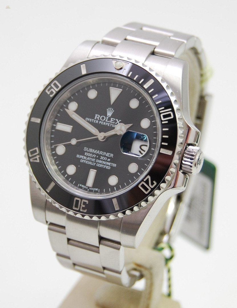 Rolex Submariner Date 40 Stahl/Stahl Box & Papiere aus 12.2014