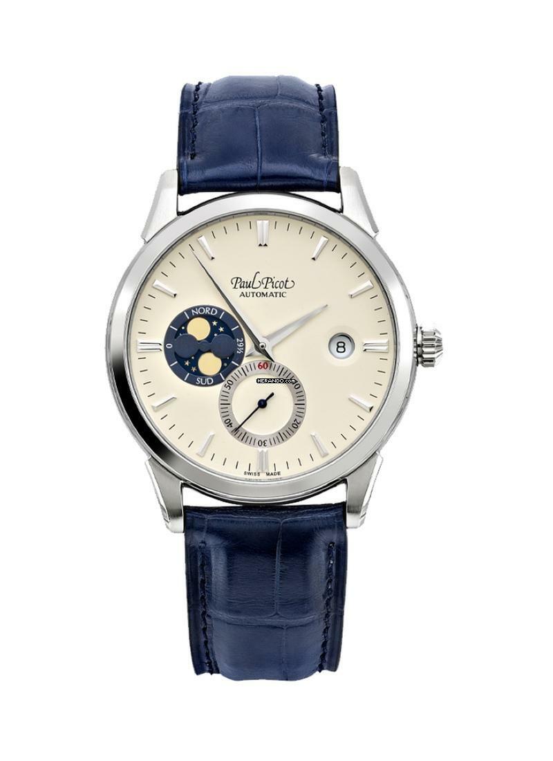 Paul Picot Firshire 2 Moon ( Optional in 3 verschiedene Zifferblattfarben)