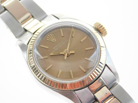  Rolex Oyster Perpetual Lady Oyster Perpetual St / G 25 mm mit Oysterband im sehr schönen Zustand von 1971 </h1> 