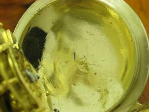 Thumbnail von Neusilber Open Face Spindeltaschenuhr Mit Schnecke & Kette Schlüsselaufzug </h1>