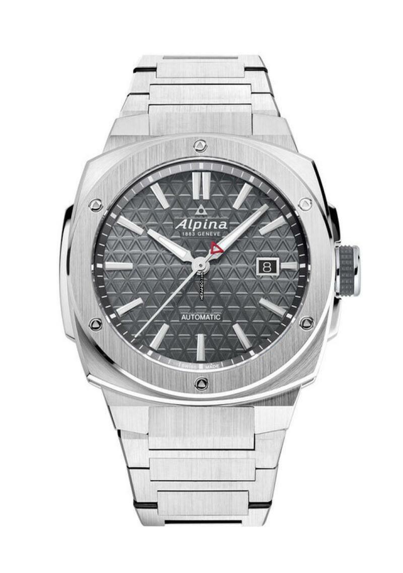 Alpina Alpiner Extreme Automatic 41 mm AL-525G4AE6B Gehäuse Armband Stahl neu Full Set
