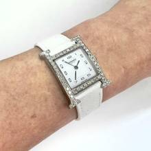 Thumbnail von Hermès Heure H 25mm Steel 0.91TCW DIAMOND Watch </h1>