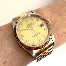 Thumbnail von Rolex Datejust Automatic 36mm 2 Tone Diamond Dial Watch Jubilee Bracelet </h1>