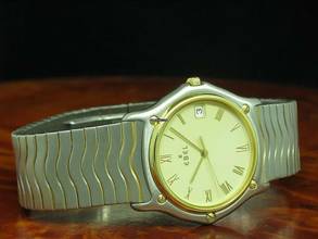 Thumbnail von Ebel Sportwave Sport Classic Wave 18kt 750 Gold / Edelstahl Herrenuhr / Ref 1187141 </h1>