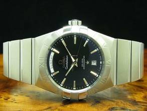 Thumbnail von Omega Constellation Day-Date Automatic Edelstahl Herrenuhr / Ref 123.10.38.22.01.001 </h1>
