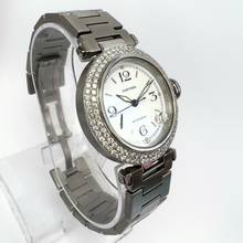 Thumbnail von Cartier Pasha Automatic 35mm Steel 1.81TCW DIAMOND Watch </h1>