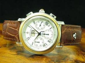 Thumbnail von Maurice Lacroix Masterpiece Flyback Annuaire Stahl-gold Automatic Herren / 15827 </h1>