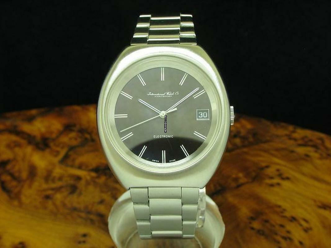 IWC Electronic Stimmgabel Edelstahl Herrenuhr / Ref 3406/209/018 / Kaliber C.150 </h1>