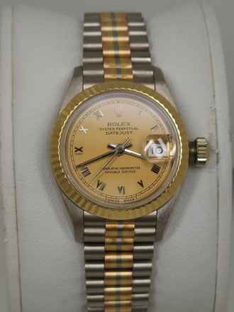  Rolex Lady-Datejust 18K Solid Gold Tridor Lady-Datejust Tri Gold 