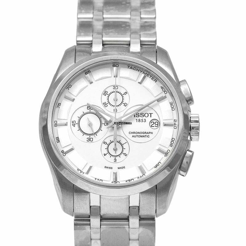 Tissot Couturier T035.627.11.031.00 - T-Classic Couturier Automatic Chronograph Automatic Silver Dial Men's </h1>