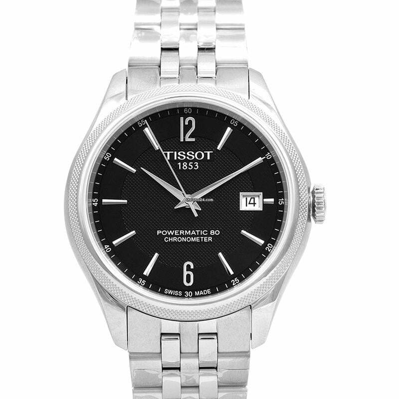 Tissot Ballade Powermatic 80 COSC T108.408.11.057.00 - T-Classic Ballade Powermatic 80 Cosc Black Dial Men's Watch </h1>