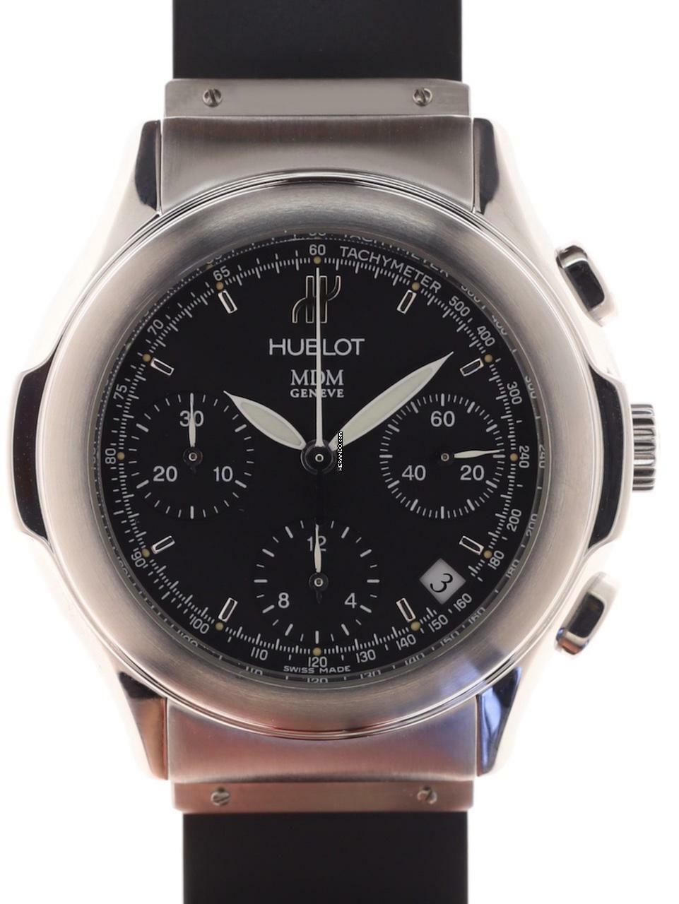 Hublot Elegant Gents Automatic Wristwatch Chronograph MDM Maxi Elegant , Ref. 1810.130.1 </h1>