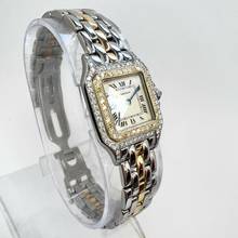 Thumbnail von Cartier Panthère 23mm 1 Row Gold 0.86TCW DIAMOND Watch </h1>