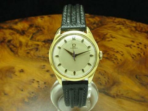  Omega 18kt 750 Gold Handaufzug Herrenuhr / Ref 2650 / Kaliber 420 </h1> 