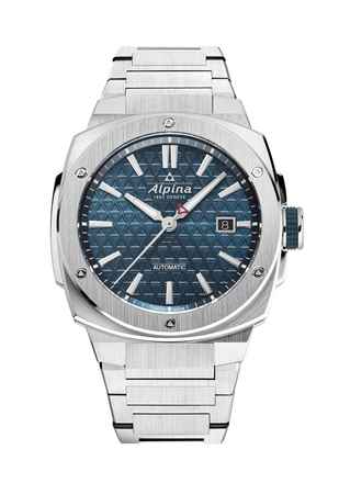  Alpina Alpiner Extreme Automatic 41 mm AL-525TB4AE6B Gehäuse Armband Stahl ZB blau neu Full Set 