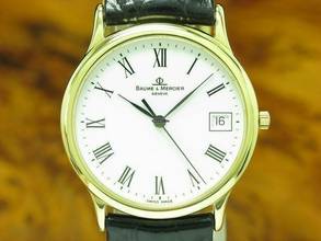 Thumbnail von Baume & Mercier Classima 18kt 750 Gold Herrenuhr / Kaliber Bm 11295 </h1>